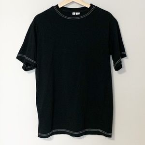 H&M Divided Oversize Black Unisex T-shirt - SM